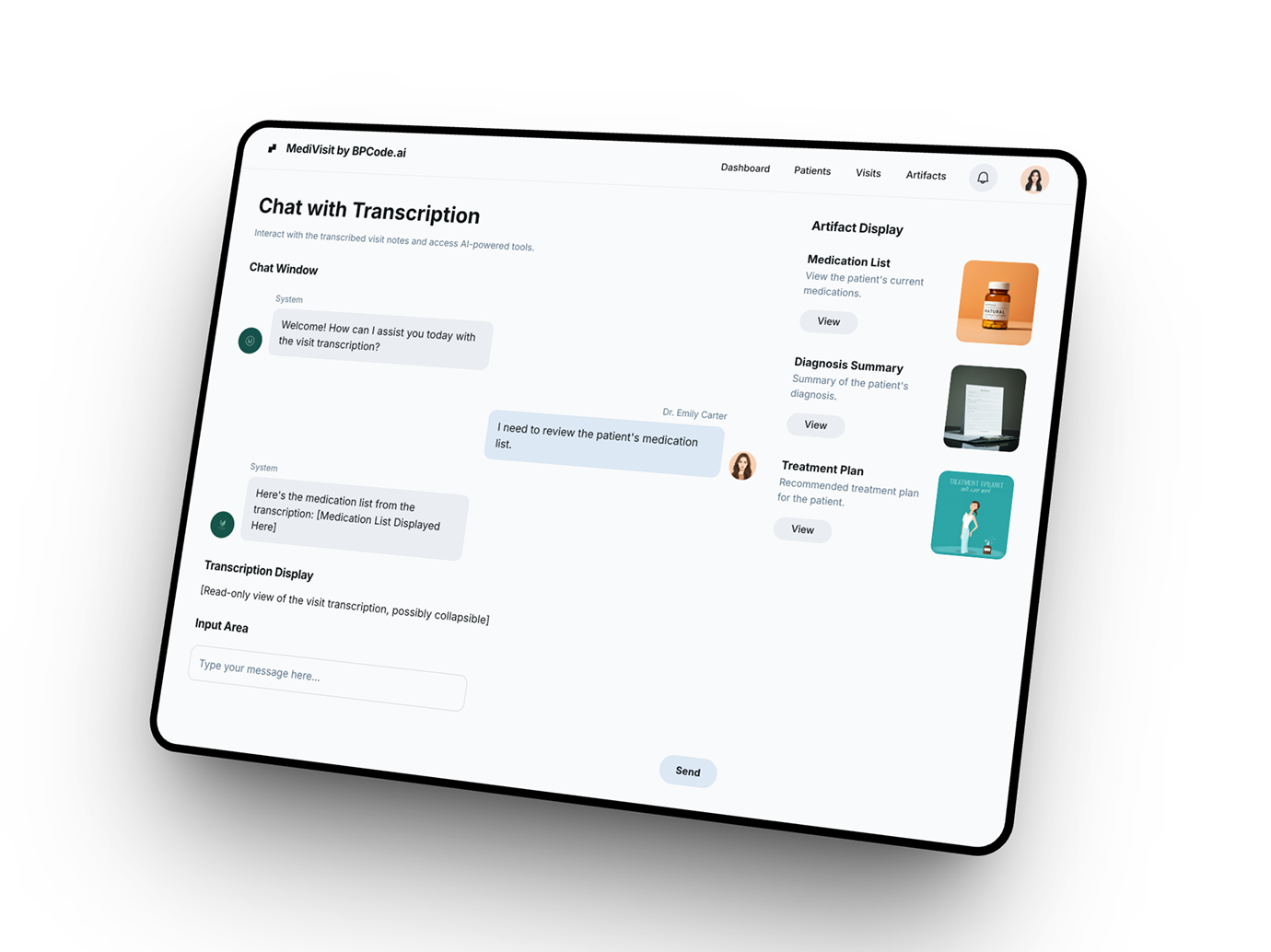 App mockup